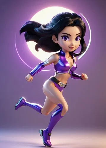 alita,vector girl,leela,female runner,blackfire,sprint woman,psylocke,kimiko,3d figure,wayforward,superheroine,mulan,3d model,super heroine,megara,neera,sculpt,lavagirl,meera,lumidee,Unique,3D,3D Character