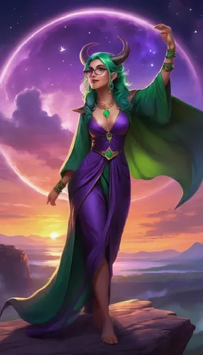 A girl dancing under the moon,alani,inara,liliana,jaina,esmeralda,sorceress,inanna,kubera,schierstein,alera,anahata,valla,druid,monsoon banner,medusa gorgon,eldena,sorceresses,zodiac sign libra,neera,