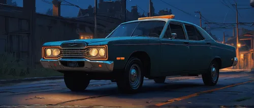 Write a suspenseful scene where the protagonist is being pursued by a mysterious Plymouth Powerflite at night.,gaz-21,uaz-452,uaz patriot,uaz-469,gaz-m20 pobeda,ford truck,datsun truck,studebaker m se