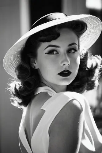 jane russell-female,retro woman,gene tierney,retro women,vintage woman,retro pin up girl,jean simmons-hollywood,hedy,anney,hat retro,retro girl,retro pin up girls,50's style,olivia de havilland,jane russell,film noir,vintage girl,panama hat,teresa wright,vintage women,Photography,Black and white photography,Black and White Photography 08