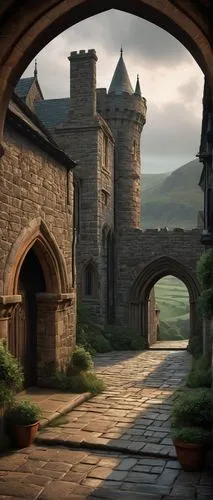 nargothrond,gatehouses,castledawson,briarcliff,blackgate,kirkwall,archways,castletroy,llanthony,winterfell,riftwar,beleriand,dalgleish,castle of the corvin,windows wallpaper,theed,doorways,wiglesworth,castleguard,brehon,Conceptual Art,Oil color,Oil Color 12