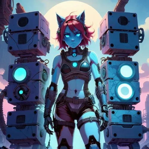 transistor,kallen,lagann,meka,cyberdog,wildstar,Illustration,American Style,American Style 04