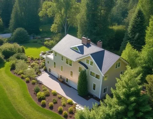 Make the windows double the size. remove the tress next to the house and replace with a small deck that has sliding glass doors and borders wetlands. and remove arborvitae,bendemeer estates,private es