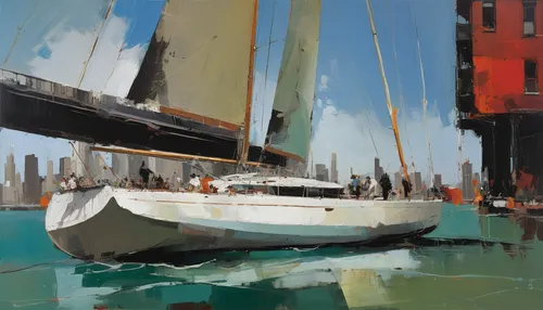 boatyard,sailing boats,boats in the port,sailboats,boat harbor,harbor,sailing boat,sailboat,new york harbor,sail boat,yacht racing,regatta,boat yard,old city marina,boats,sailing-boat,fishing boats,seaport,sailing vessel,boat landscape,Conceptual Art,Oil color,Oil Color 01