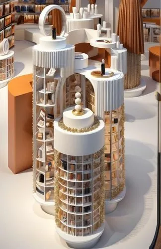 jewelry（architecture）,scale model,electric tower,archidaily,model house,dish storage,pâtisserie,multistoreyed,play tower,tower clock,network mill,animal tower,dolls houses,power towers,tower of babel,vertical chess,hudson yards,storage basket,salt mill,japanese paper lanterns