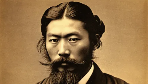 the emperor's mustache,luo han guo,han bok,choi kwang-do,asian semi-longhair,rasputin,okinawan kobudō,abe,geomungo,handlebar,moustache,pipe smoking,shimada,vintage asian,jin deui,xix century,adolphe,han thom,asiatic,shirakami-sanchi,Art,Artistic Painting,Artistic Painting 05