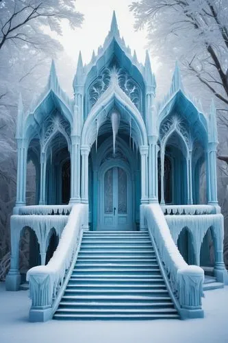 ice castle,snow house,white temple,winter house,icewind,eternal snow,hall of the fallen,snowhotel,winterfell,winterflood,defence,ghost castle,fairy tale castle,snow roof,jotunheim,garrison,cartoon video game background,snow shelter,thingol,castle of the corvin,Illustration,Japanese style,Japanese Style 17