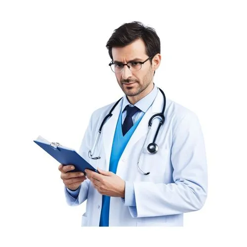 doctor
,a doctor looking at soing in his clipboard,electronic medical record,healthcare medicine,healthcare professional,physician,doctorandus,endocrinologist