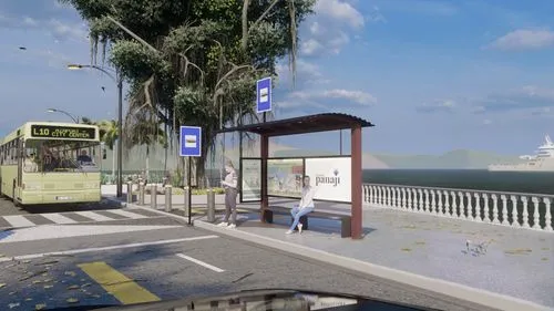 grass,bus shelters,busstop,bus stop,tram road,the lisbon tram,ferry port,trolleybuses,trolley bus,bus station,trolleybus,tramway,bus lane,tram,tram car,water bus,transport hub,taxi stand,coastal road,