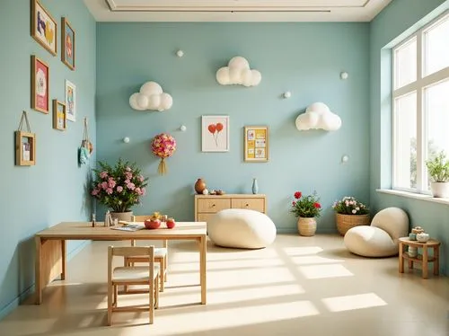 nursery decoration,kids room,baby room,children's room,opaline,blue room,nursery,the little girl's room,boy's room picture,danish room,fromental,children's bedroom,interior decoration,interior decor,interior design,children's interior,beauty room,therapy room,decors,wall plaster