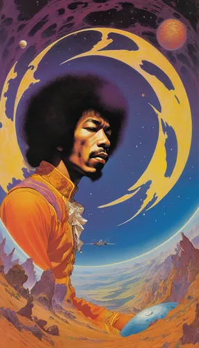 jimi hendrix,jimmy hendrix,afro-american,afro american,purple moon,thundercat,cosmos,crown chakra,moor,afroamerican,purple pageantry winds,afro,tassili n'ajjer,spaceman,emperor of space,globetrotter,cosmos wind,moon walk,astral traveler,violinist violinist of the moon,Conceptual Art,Sci-Fi,Sci-Fi 16