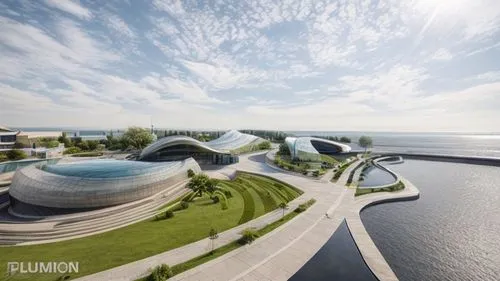 soumaya museum,ekaterinburg,tallinn,ozeaneum,autostadt wolfsburg,minsk,dalian,tatarstan,futuristic art museum,volgograd,mercedes-benz museum,malmö,daugava,qlizabeth olympic park,tianjin,mamaia,diamond lagoon,willemstad,riga,elbphilharmonie,Architecture,General,Modern,Waterfront Modern