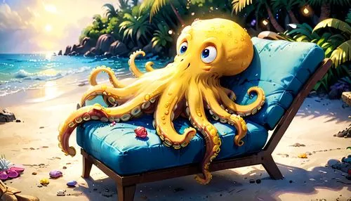 under sea,fun octopus,cephalopod,kraken,squid game card,octopus,calamari,cephalopods,sea-life,god of the sea,under the sea,sea animal,cg artwork,sea god,tentacles,squid game,deep sea,undersea,squid,sea creatures,Anime,Anime,Cartoon