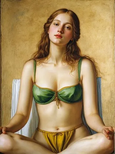 odalisque,woman sitting,padmasana,girl sitting,biblis,young woman,dossi,lotus position,girl with cereal bowl,girl with cloth,water nymph,meditator,yogini,venus,woman eating apple,lempicka,yasumasa,botero,diwata,ayurvedic,Art,Classical Oil Painting,Classical Oil Painting 04