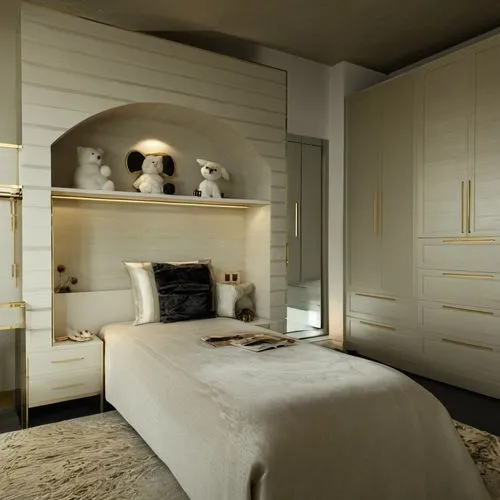 a very nice bedroom that has white sheets on the bed,chambre,headboards,headboard,quarto,sleeping room,bedrooms,Photography,General,Realistic