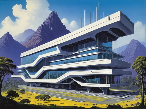 futuristic architecture,futuristic art museum,futuristic landscape,brutalist architecture,modern architecture,mid century modern,building valley,contemporary,kirrarchitecture,arhitecture,pan pacific hotel,art deco,ica - peru,solar cell base,archidaily,skyscraper,company headquarters,arq,futuristic,architect,Conceptual Art,Sci-Fi,Sci-Fi 18