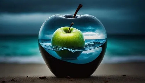 water apple,green apple,coconut water,apple design,still life photography,golden apple,poire,apple logo,manzana,green apples,photo manipulation,pear cognition,apple icon,piece of apple,apple core,ripe apple,apple world,message in a bottle,crystal ball-photography,worm apple,Photography,General,Fantasy