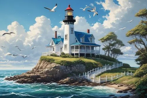 lighthouse,lighthouses,light house,electric lighthouse,house of the sea,petit minou lighthouse,light station,fantasy picture,dreamhouse,world digital painting,phare,red lighthouse,crisp point lighthouse,lightkeeper,ravensburger,seaside resort,lightkeepers,isole,seahaven,coville,Conceptual Art,Fantasy,Fantasy 12