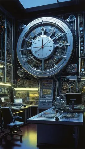 chronometers,watchmaker,clockmaker,computer room,horologium,wheatley,horologist,horology,clockmakers,astronomical clock,timekeeper,clockwatchers,clockworks,airlock,technosphere,timekeepers,time lock,clockmaking,chronometry,stargates,Conceptual Art,Sci-Fi,Sci-Fi 23