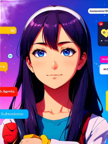 marinette,yukiko,android game,girl with speech bubble,tumblr icon,anime girl,anime 3d,colorful background,digistar,color picker,ichiko,desktop view,clean background,ayeka,youtube background,reinstalled,desktop,umi,amino,digital background,Illustration,Japanese style,Japanese Style 03