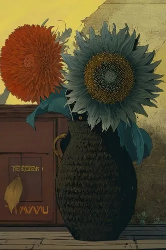 sunflowers in vase,sunflowers,helianthus,sunflower paper,summer still-life,sunflowers and locusts are together,sunflower,marguerite,flowers in wheel barrel,flower box,cosmos autumn,stored sunflower,flower and bird illustration,autumn still life,sun flowers,sunflower coloring,flower painting,sunflower field,sun daisies,perennials-sun flower,Illustration,Realistic Fantasy,Realistic Fantasy 12