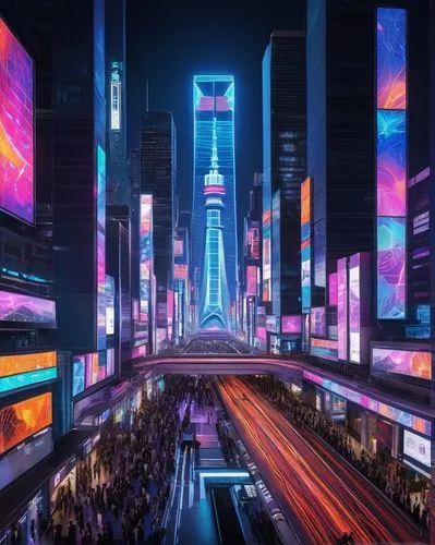 cybercity,shinjuku,tokyo city,tokyo,kabukiman,osaka,kabukicho,metropolis,akiba,akihabara,futuristic landscape,ikebukuro,tokio,colorful city,cybertown,kamurocho,fantasy city,hypermodern,shibuya,odaiba,Conceptual Art,Oil color,Oil Color 19