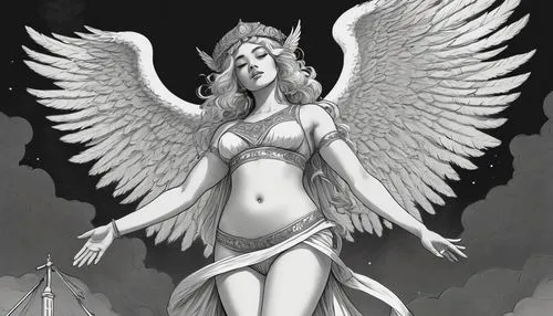 angel line art,angel,vintage angel,baroque angel,archangel,business angel,angel figure,fallen angel,angel of death,angel statue,uriel,cybele,angel moroni,black angel,guardian angel,the archangel,angel girl,death angel,stone angel,angel and devil,Illustration,Black and White,Black and White 12