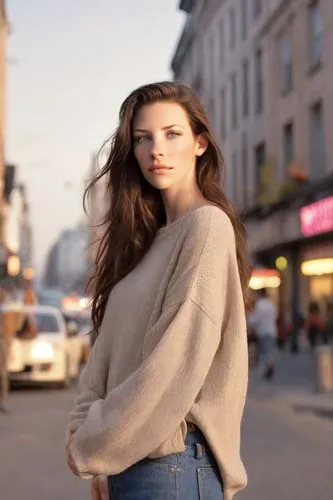 street shot,cashmere,parisienne,on the street,filippa,young model istanbul,background bokeh,parisian,city ​​portrait,sofya,sofia,shopgirl,eleanor,soho,sweater,daveigh,female model,zhuravleva,evgenia,bompard,Photography,Natural