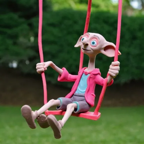 clanger,swingset,mekon,mangle,garden swing,empty swing,dobbie,wooden swing,progeria,hanging swing,swinging,strassman,dobby,bobinski,marionettes,swing set,claymation,marionette,pinocchio,zerdin,Unique,3D,Clay