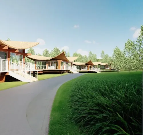 sketchup,3d rendering,renderings,ecovillages,ecovillage,render