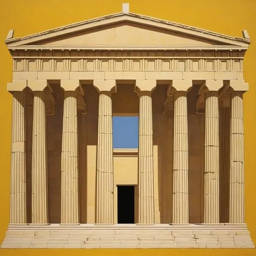 greek temple,the parthenon,doric columns,zappeion,parthenon,palladian,palais de chaillot,glyptothek,palladio,temple of diana,roman temple,erechtheion,panathenaic,peristyle,capitolium,acropolis,neoclassical,doric,school of athens,neoclassicism,Art,Artistic Painting,Artistic Painting 30