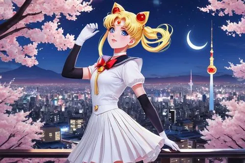 japanese sakura background,usagi,sakura background,michiru,kitsune,tsukihime,yakumo,anime japanese clothing,shinku,kurohime,shikigami,warehime,touhou,tohru,momiji,hanami,kaori,moon and star background,matsuri,dusk background,Illustration,Vector,Vector 02