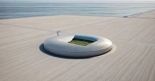 football stadium,soccer field,artificial island,football pitch,futuristic art museum,round hut,infinity swimming pool,dug-out pool,dunes house,floating stage,stadium falcon,soccer-specific stadium,sta