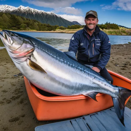 wild salmon,thunnus,sockeye salmon,big-game fishing,pacific sturgeon,arctic char,south island,fjord trout,coho,sturgeon,chub salmon,giant seabass,albacore fish,capelin,forage fish,north island,salmon-like fish,atlantic bluefin tuna,lake sturgeon,salmon,Photography,General,Realistic