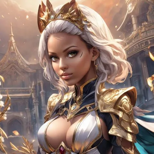 ororo,rafaela,jaina,lalazarian,shadrake,lux,priora,karavas,lumidee,ashe,fey,elona,tera,sisoulith,freya,amora,rivara,leona,namara,tiber riven,Digital Art,Anime