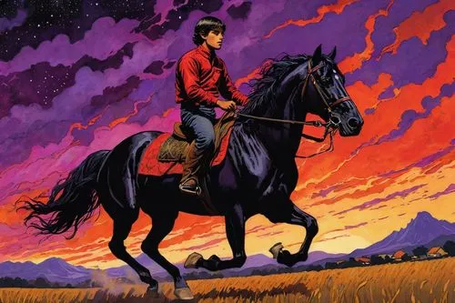 kaneda,kagemusha,shusterman,moebius,man and horses,casca,Illustration,American Style,American Style 03