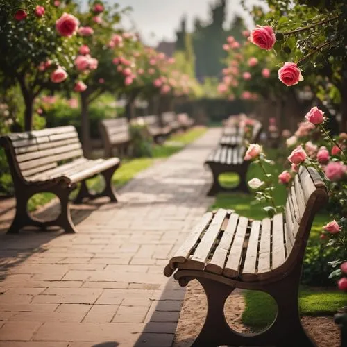 garden bench,park bench,outdoor bench,wooden bench,benches,bench,red bench,flower background,flower garden,spring background,stone bench,rose garden,man on a bench,springtime background,english garden,nature garden,garden furniture,landscape designers sydney,flower cart,yellow rose on red bench,Photography,General,Cinematic