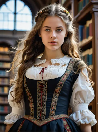 girl in a historic way,tudor,librarian,women's novels,bodice,portrait of a girl,young woman,young lady,elizabeth nesbit,isabella,catarina,queen anne,pretty young woman,old elisabeth,mystical portrait of a girl,angelica,eufiliya,renaissance,women's clothing,women clothes,Photography,General,Natural