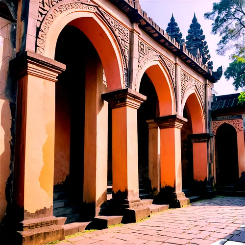 bishnupur,rajbari,santiniketan,sarnath,iisc,dharmasthala,sibsagar,columbarium,chhatri,cloister,porticos,porticoes,qutub,bada bagh,orchha,maqbara,imambara,shantiniketan,archways,nawalgarh,Conceptual Art,Oil color,Oil Color 20