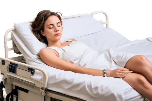 Hospital patient, lying down, solo, (30s), pale skin, IV drips, oxygen mask, worn-out expression, messy brown hair, simple white gown, thin blanket, metal hospital bed, bedside table with medical equi