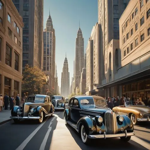 1935 chrysler imperial model c-2,mercedes-benz 600,mercedes-benz 280s,classic rolls royce,delage,mercedes-benz 220,bentleys,mercedes 170s,chrysler building,vintage cars,daimlers,mercedes-benz 219,packard 8,fleetline,american classic cars,art deco,packard one-twenty,mercedes 300,new york taxi,buick eight,Conceptual Art,Oil color,Oil Color 05