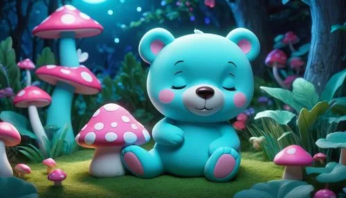 3d teddy,cartoon forest,cute bear,children's background,fairy forest,frutti di bosco,cartoon video game background,cute cartoon character,plush bear,bonbon,scandia bear,bear teddy,fairy village,cute cartoon image,teddybear,teddy-bear,forest background,bear,teddy bear crying,little bear,Unique,3D,3D Character