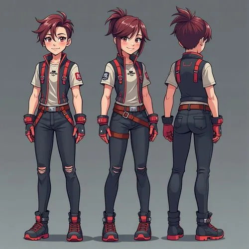 gaige,shumeiko,hayner,a uniform,male character,riku,Unique,Design,Character Design