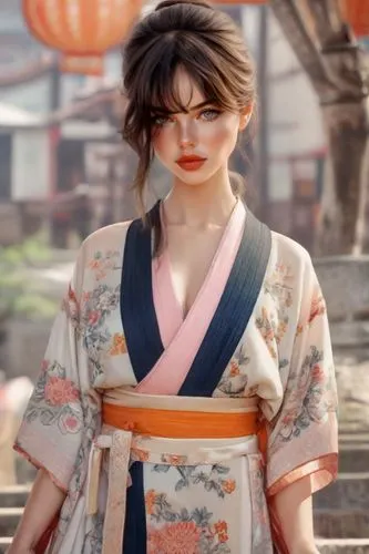 girl in Kimonos ,Kimonos ,ishin,kimono,yukata,miyabi,mokae,xiaoyu,Photography,Realistic