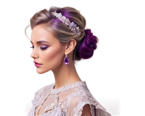 vintage lavender background,penteado,updo,miss circassian,princess' earring,bridal jewelry,lilac blossom,lilac,leighton,edit icon,lavender blush,diadem,light purple,chignon,princess crown,lilac flower,hairpieces,fathia,yanet,violaceous,Conceptual Art,Sci-Fi,Sci-Fi 01