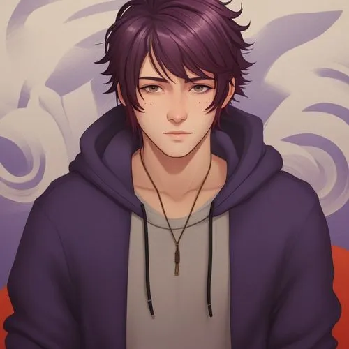 crow,plum,corvin,ganymede,anime boy,adonis,kado,gale,black crow,purple background,hoodie,wing purple,king of the ravens,red-purple,raven bird,black raven,dark purple,purple chestnut,daemon,gray bird