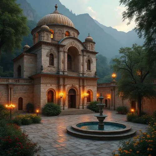 monastery,tepoztlan,chhatri,decani,chalma,santuario,monastery garden,prislop monastery,greek orthodox,monasteries,chhatris,naqadeh,chhatra,persian architecture,monastery church,daghestan,iranian architecture,tajik,putna monastery,gurudwara,Photography,General,Realistic