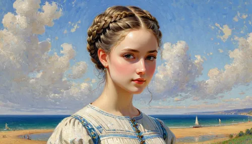 girl on the dune,portrait of a girl,girl with cloth,young girl,woman with ice-cream,girl in a long,girl in a long dress,young woman,girl with bread-and-butter,jane austen,girl in a historic way,girl portrait,girl with a dolphin,victorian lady,girl with cereal bowl,the sea maid,little girl in wind,girl in cloth,young lady,girl with tree,Conceptual Art,Daily,Daily 31