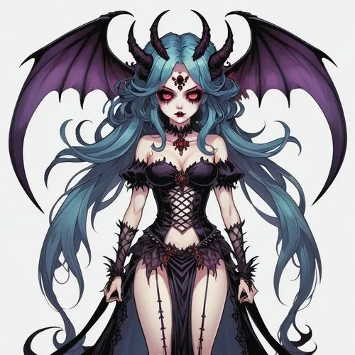 demoness,morrigan,lilith,astaroth,demonata,erinyes,Illustration,Abstract Fantasy,Abstract Fantasy 11