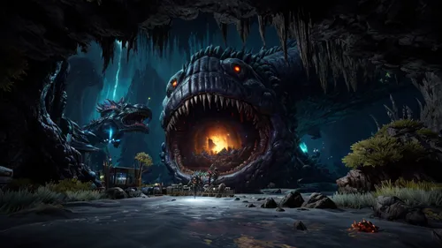 the blue caves,lava cave,blue caves,blue cave,lava tube,cave tour,ice cave,northrend,fallen giants valley,hall of the fallen,stalagmite,cave,end-of-admoria,maelstrom,fissure vent,speleothem,pit cave,t